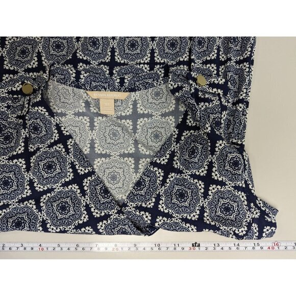 Banana Republic Womens Mini Dress Size XS Sleeveless V-Neck Office Career Blue - Picture 6 of 7